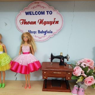Váy búp bê Barbie handmade