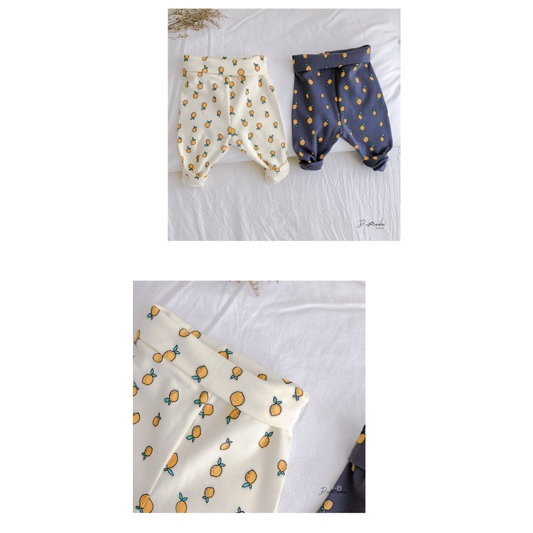 Bộ Đồ Ngủ Vải cotton Lưng Cao Giữ Ấm Tốt Thời Trang Cho Bé Từ 0-4 Tuổi
