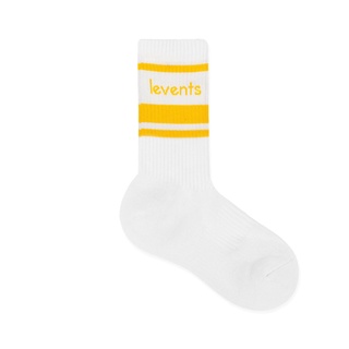 Vớ Levents Stripe/ Yellow Socks 100% Cotton Unisex
