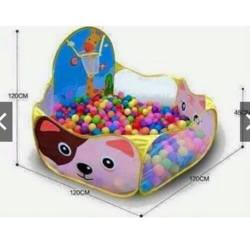 Lều bóng kèm tặng 100 quả bóng