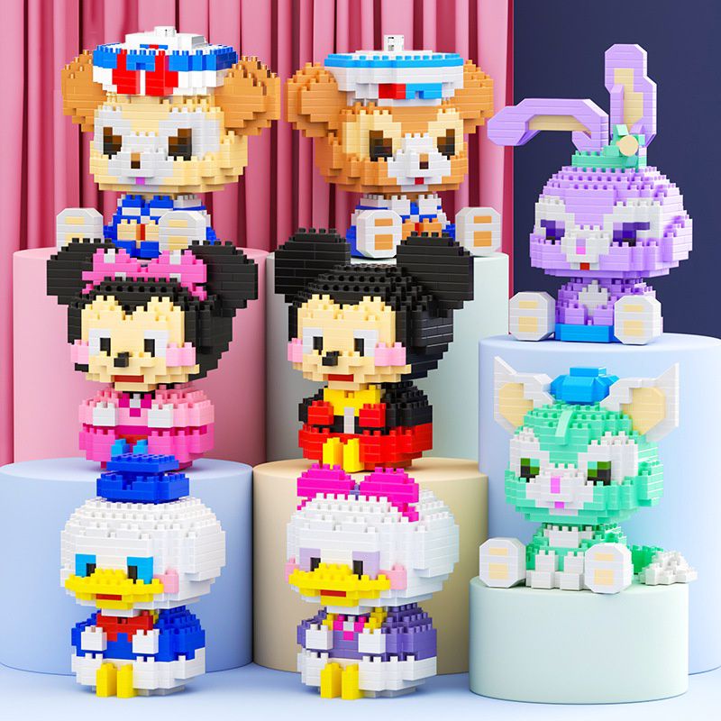 MÔ HÌNH LẮP RÁP NHÂN VẬT HOẠT HÌNH ĐÁNG YÊU CHO BÉ - ĐỒ CHƠI GHÉP LEGO CHO BÉ