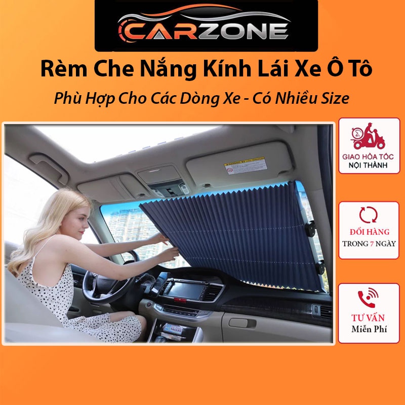 Rèm Che Nắng Kính Lái Ô Tô Kính Trước Tráng Nhôm Cách Nhiệt -  Chống Nóng Hiệu QuảCARZONE.TOP