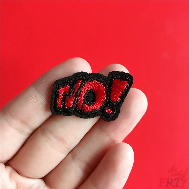 Miếng Dán Ủi Quần Áo Hình Hoạt Hình Vsco: Red Vibes Series 02