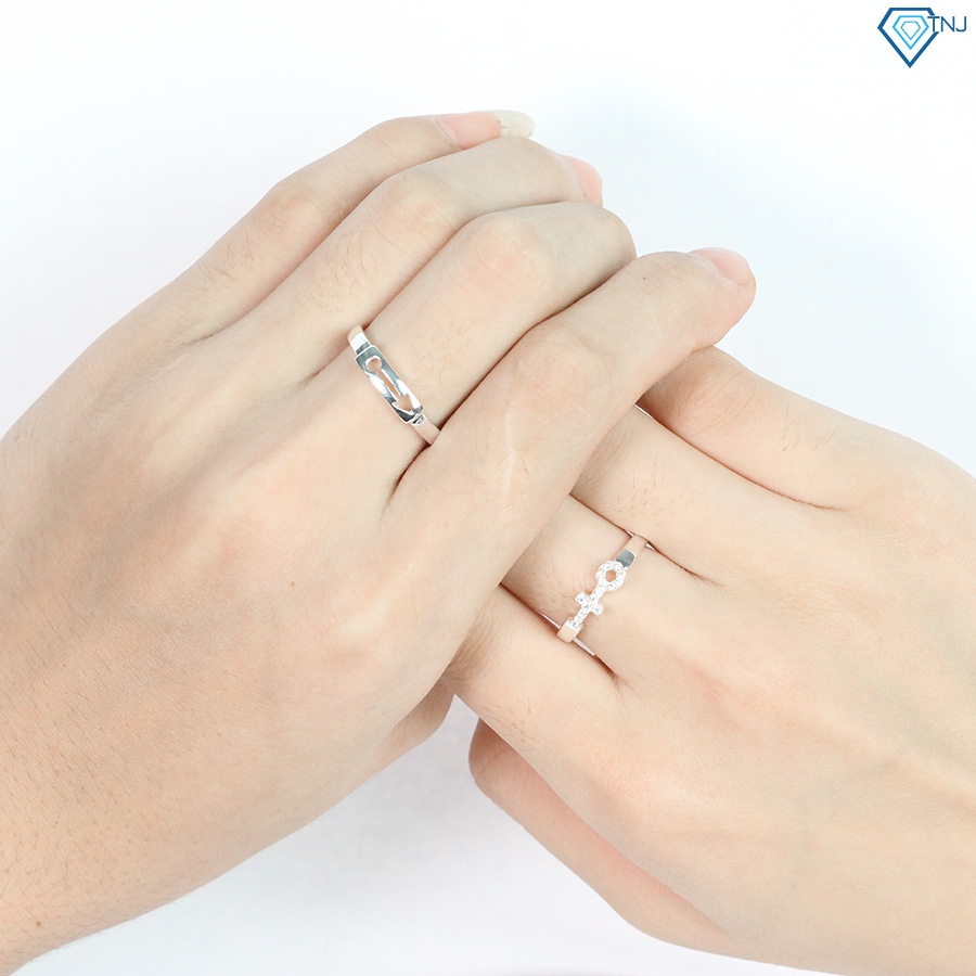 Nhẫn cặp đôi nam nữ Male Female khắc tên ND0409 Trang Sức TNJ