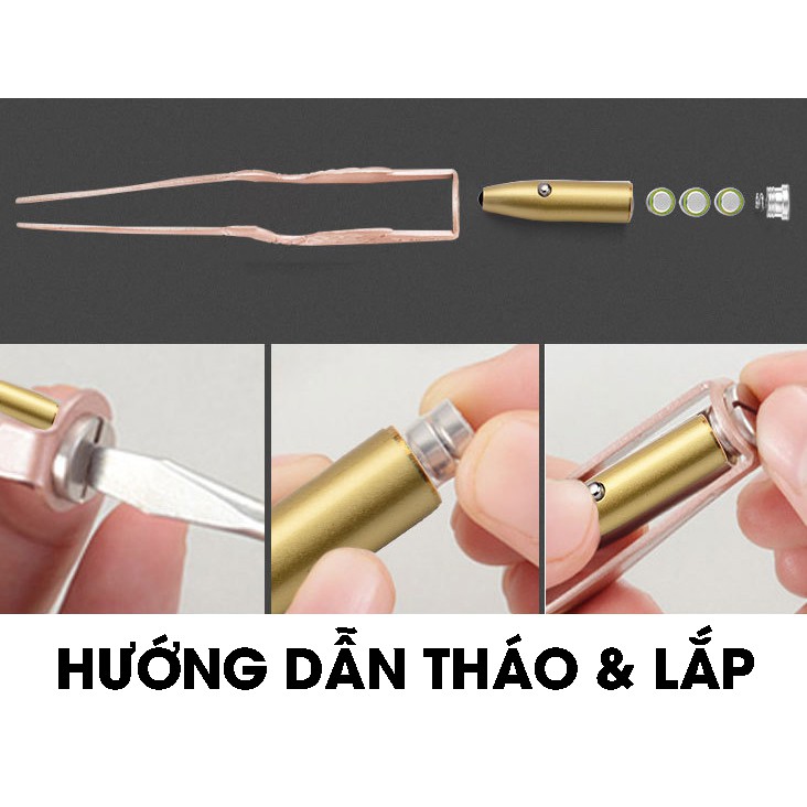 Bộ Lấy Ráy Tai Có Đèn 2 In 1 Korea Cao Cấp (Full Boxx)