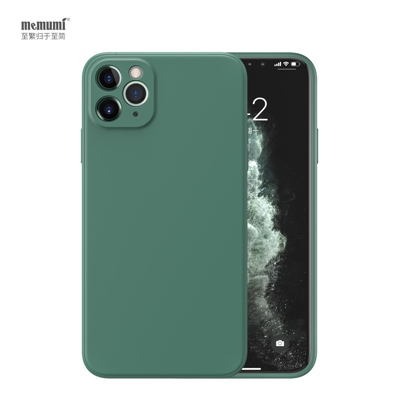 ◎☸№McGrady m 11 following from apple s change 12 square edge iphone11pro Max turnkey lens rubik cube liquid silicone case por drop soft shell creative popular logo side