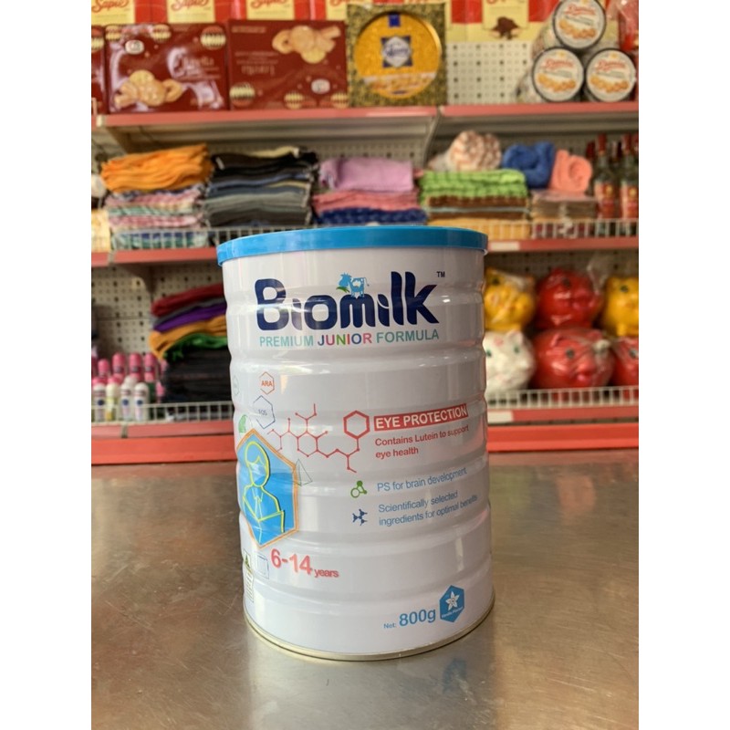 Sữa Biomilk Úc 6-14Y [ Mua 3 Giảm 15k]  [ giúp sáng mắt ] { date mới nhất } Lon 800g