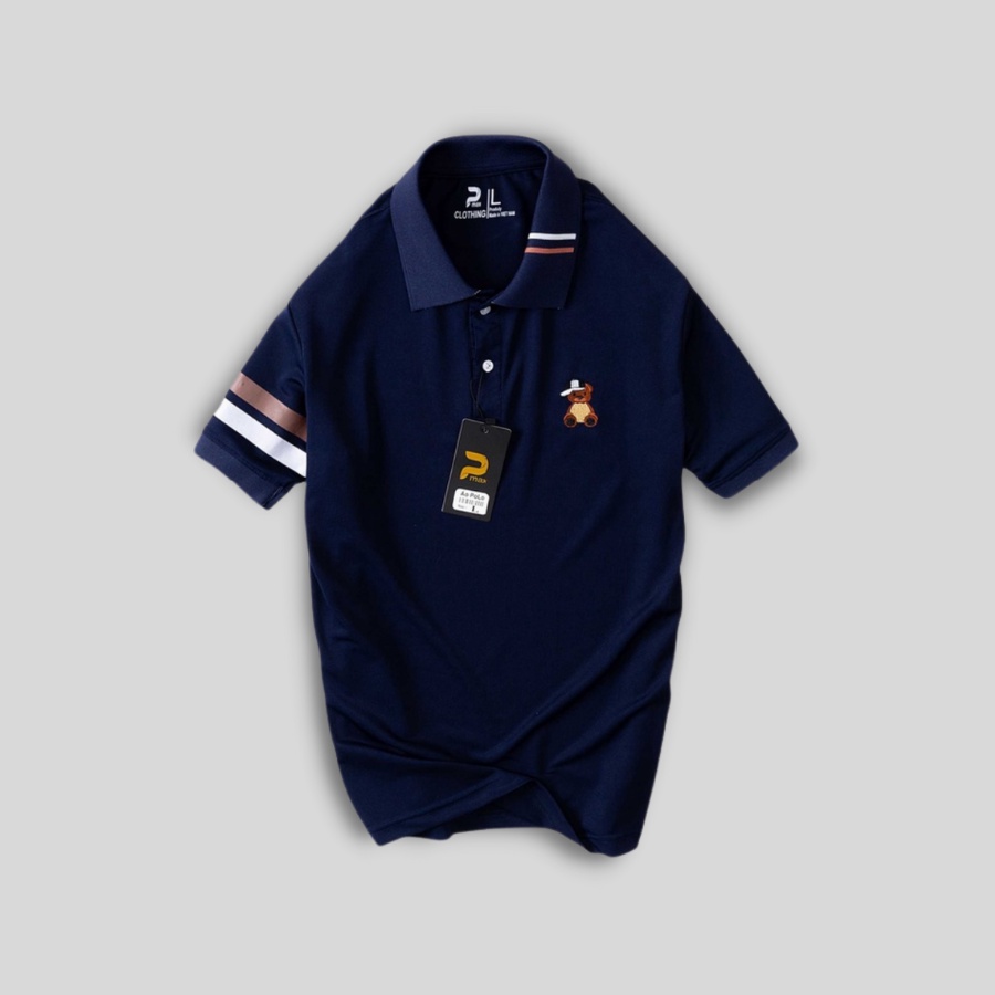 Áo Polo nam cổ bẻ cộc tay cao cấp, vải Cotton lịch lãm, thoáng mát
