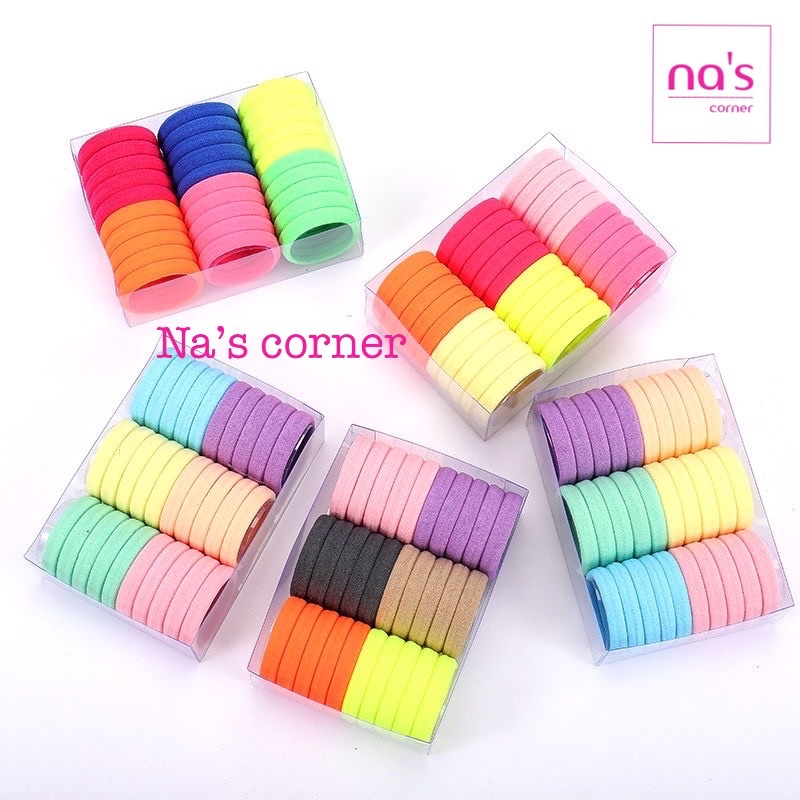 Thun cột tóc nữ dễ thương chun buộc vintage