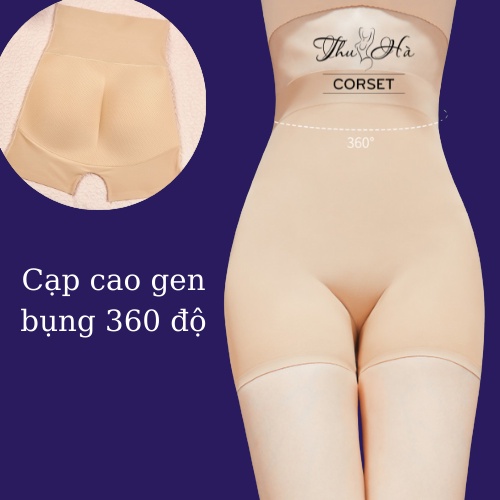 Quần độn mông đùi cao cấp, Nâng mông Hông gen bụng đúc su, mông cao tròn tự nhiên-QD001