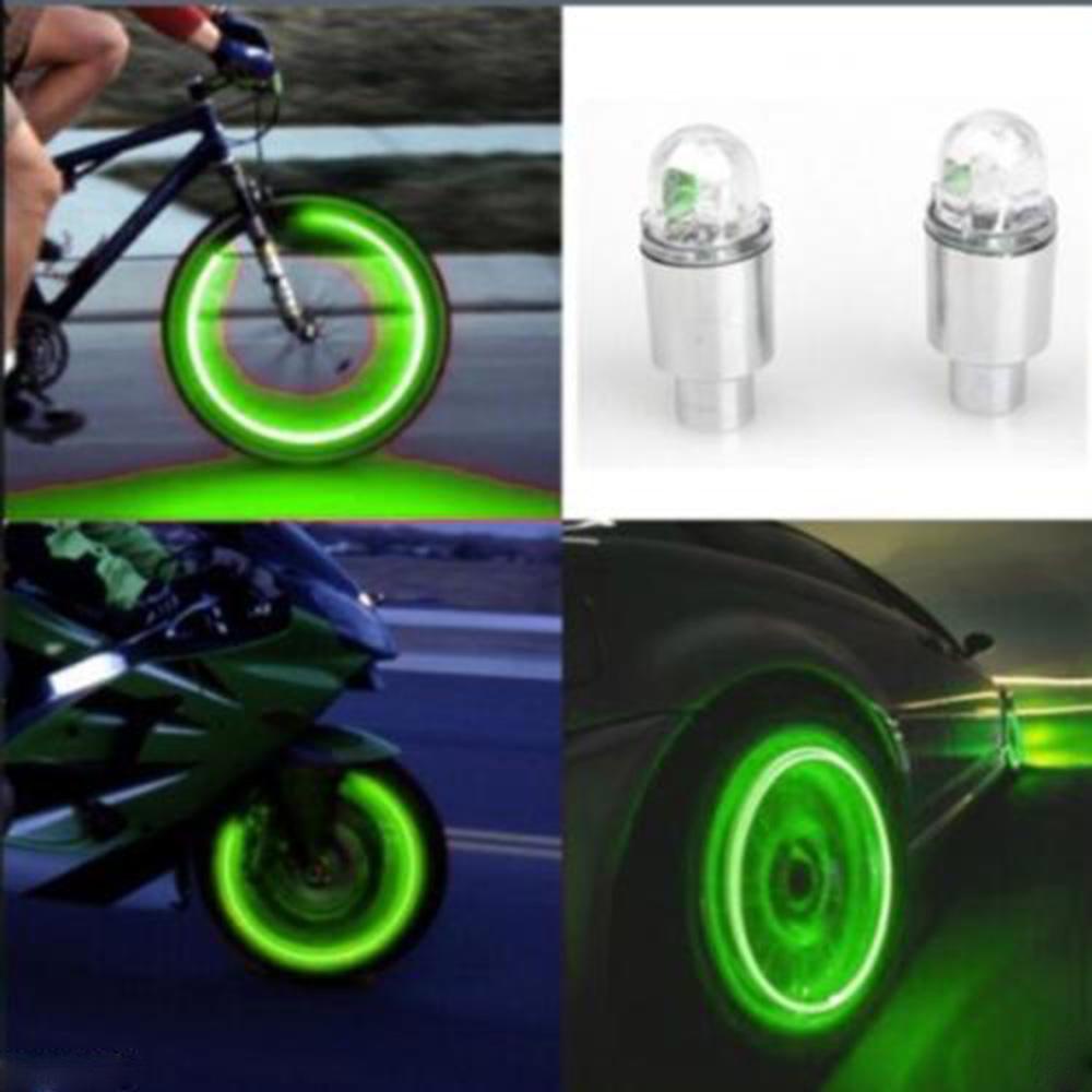 Set 2 Đèn LED Gắn Bánh Xe Đạp Tạo Hiệu Ứng Lửa Chất Lượng Cao