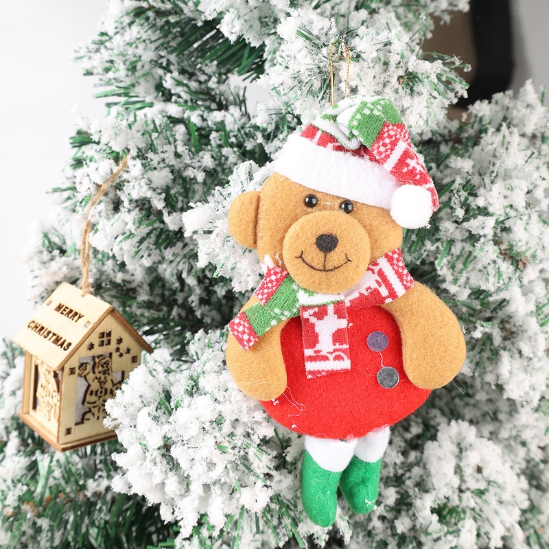 Christmas Tree Decorative Doll Pendant/ Santa Claus Snowman Elk Hanging Ornaments