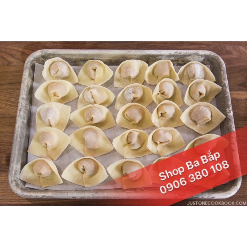 Hoành thánh lá / Da Hoành thánh/  Vỏ gói hoành thánh 500g làm hoành thánh, sủi cảo