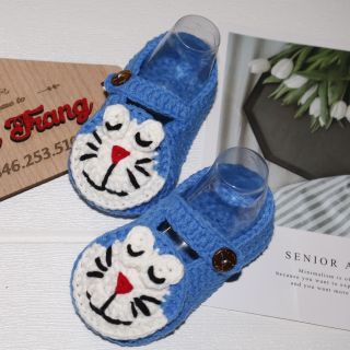 ✔Giày len, Nón len cho bé trai, bé gái ✔Màu sắc: theo yêu cầu nhé! ✔Chất liệu: Len milk cotton!