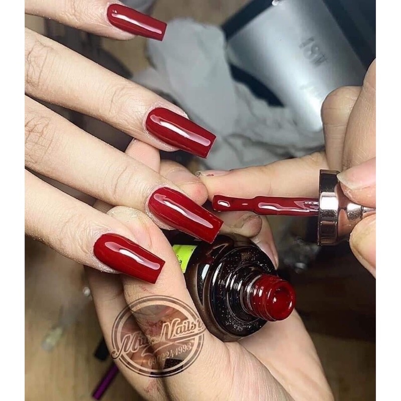 Sơn Gel MXBON 6 Màu Đỏ - Chính Hãng Loại 1 không ánh tím