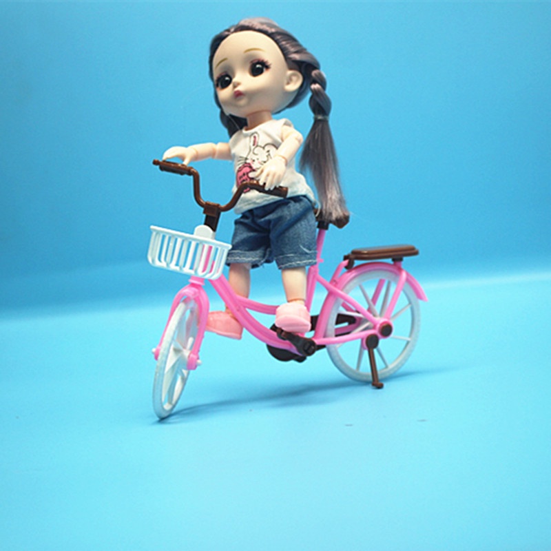 Phụ kiện búp bê xe đạp mini xinh xắn cho búp bê barbie ANDATOY AD922