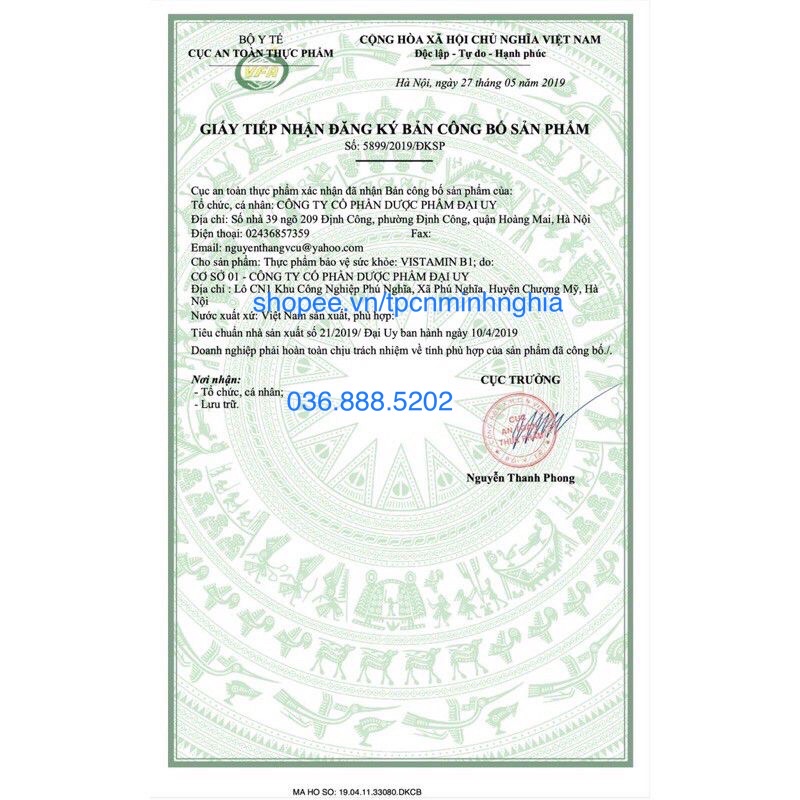 Vitamin B1 hộp vỉ 100 viên - Bổ sung vitamin B1 cho cơ thể