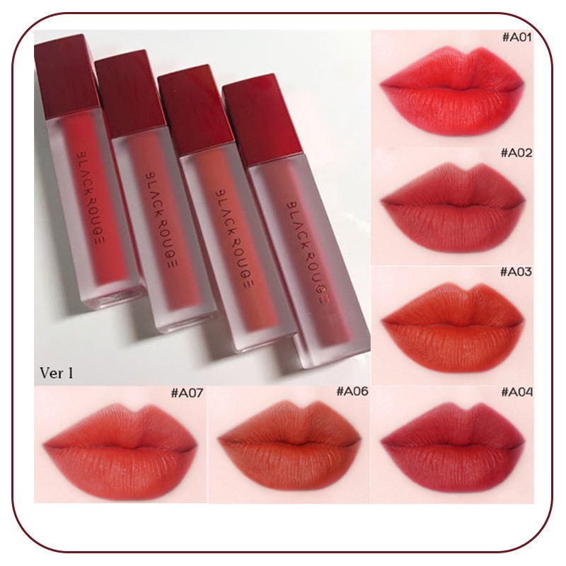 Son Môi CHÍNH HÃNG Black Rouge Tint Ver 1 Hàn Quốc - Son Kem Lì Blackrouge Auth a01 a02 a03 a04 a05 a06 a07 Mỹ Phẩm GENB | BigBuy360 - bigbuy360.vn