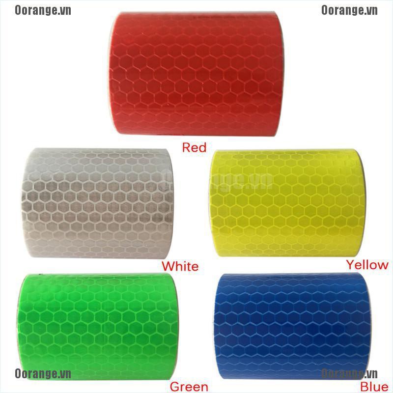 Miếng Dán Phản Quang Cảnh Báo An Toàn 5Cmx1M BH Nhiều Màu Sắc