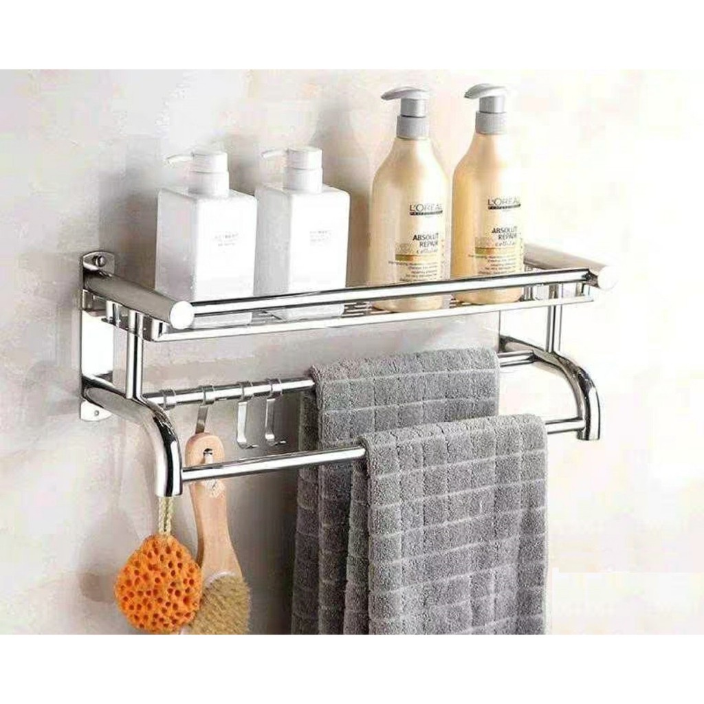 Kệ Inox Dán Tường-Giá Để Đồ Nhà Tắm-Giá để Gia vị