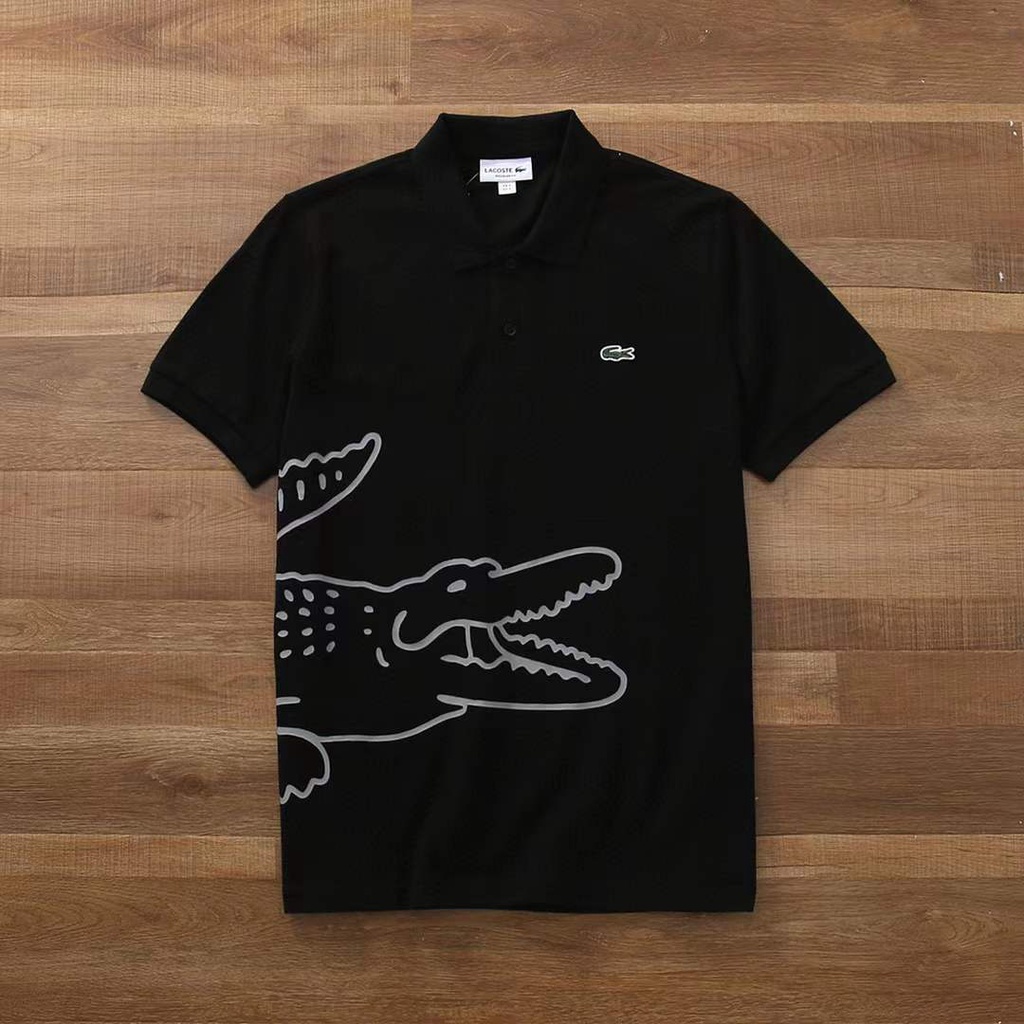 Áo Thun POLO Tay Ngắn In Chữ Lacoste/trademark+trademark/tag/north Hàng Nội Địa Mỹ 22ss Phong Cách Mới