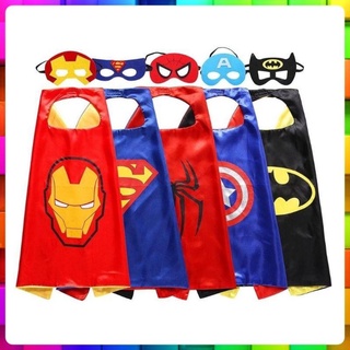 Free ship áo choàng siêu nhân kèm mặt nạ herokids pk38