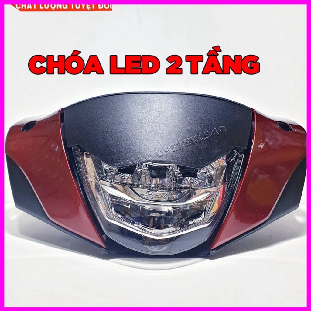 ĐẦU ĐÈN SH Ý 2010 CHO SH VIỆT 2012-2016-TẶNG KÍNH CHẮN GIÓ NHẬP