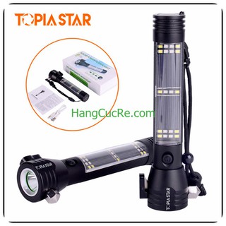 Đèn pin siêu sáng 13 in 1 Solar Power Flashlight