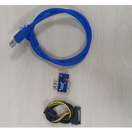 Dây kết nối Riser PCI 1X to USB 3.0 Hàng Chính hãng Cao Cấp / Riser PCI-E 1X, dây USB 3.0 Cao Cấp