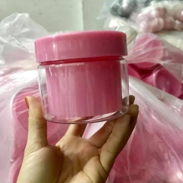 HŨ ĐỰNG KEM BODY 2 LỚP MÀU HỒNG 100gr