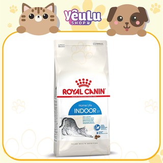 Thức ăn hạt cho mèo trưởng thành Royal Canin Indoor 400g & 2kg - YêuLu Shop