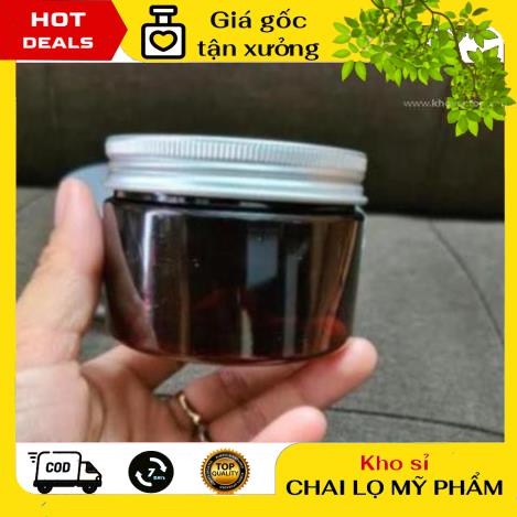 Hủ Đựng Kem ❤ GIÁ TẬN GỐC ❤ Hủ nhựa pet 100g đựng mỹ phẩm, thực phẩm, đồ khô, ngũ cốc