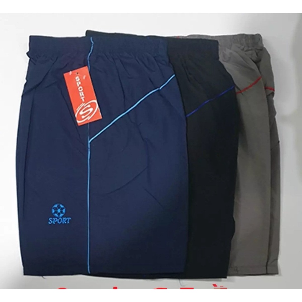 QUẦN SHORT NAM VÃI DÙ GIÓ 3 CÁI 100
