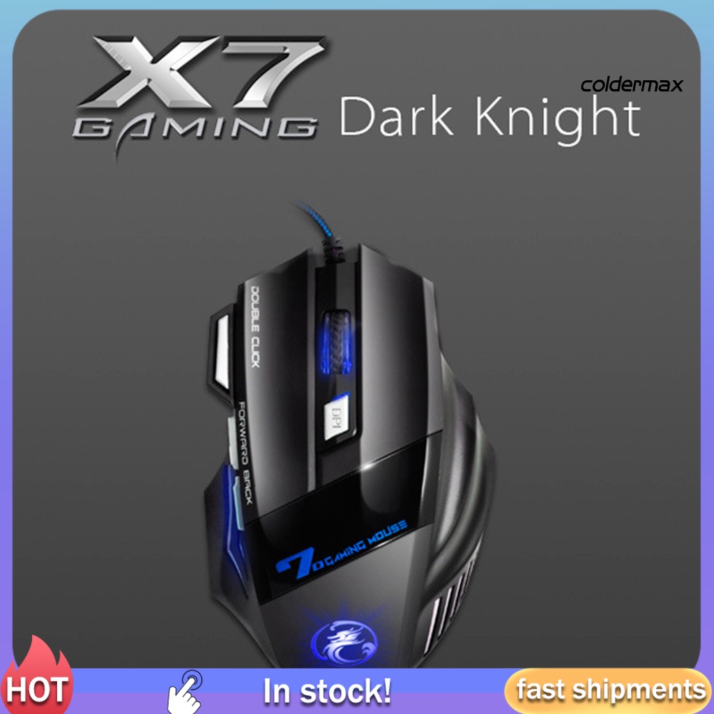 Chuột Quang Chơi Game IMICE X7 Thiết Kế 7 Nút Bấm Bằng ABS Hai Nút Cho Máy Tính