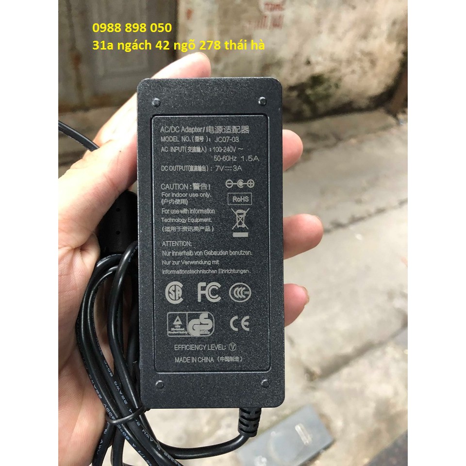 Bộ nguồn dc 7V 3A loại tốt