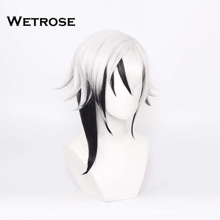 Hàng Có Sẵn Tóc Giả Hóa Trang Genshin Va Chạm Fatui Harbingers Arlecchino Chất Lượng Cao