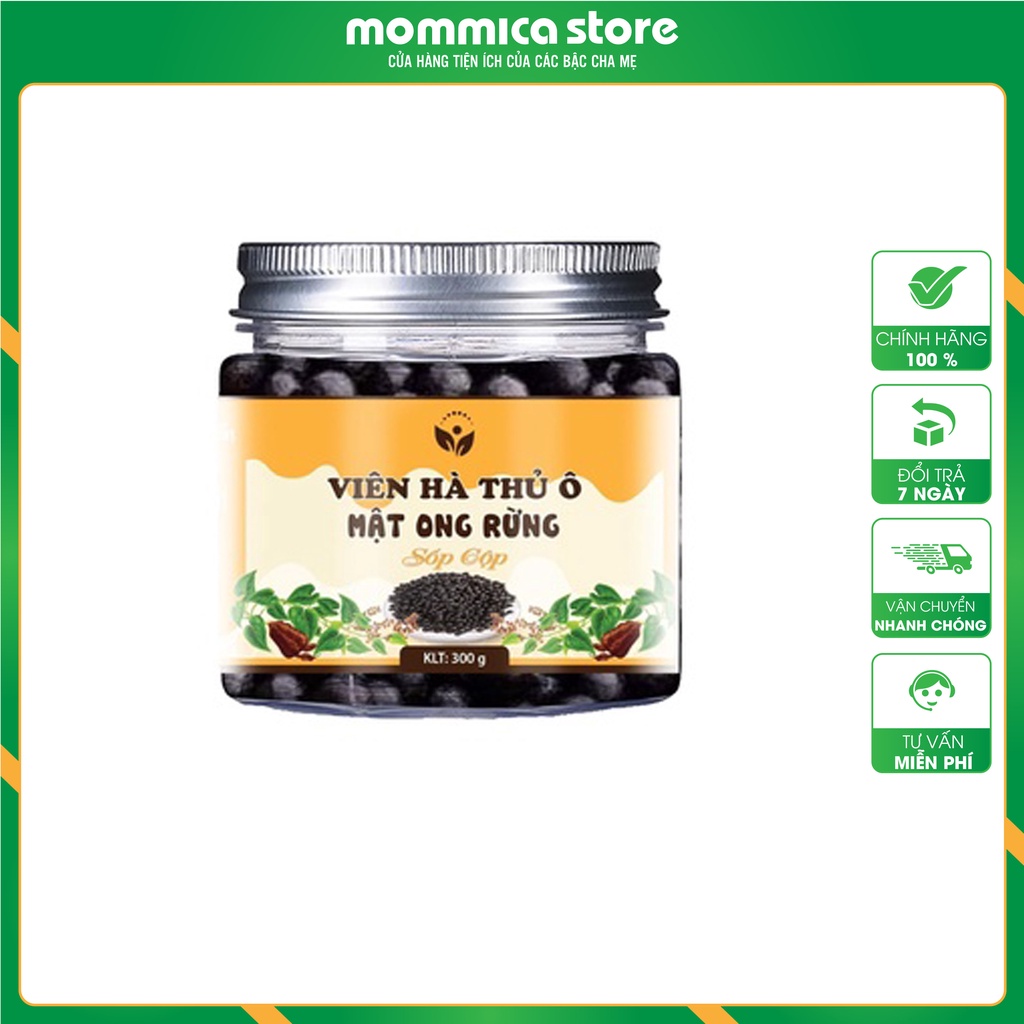 Hà thủ ô mật ong rừng nguyên chất Sốp Cộp làm đen và mượt tóc cân bằng giấc ngủ bổ máu bổ gan thận MOMMICA MO01