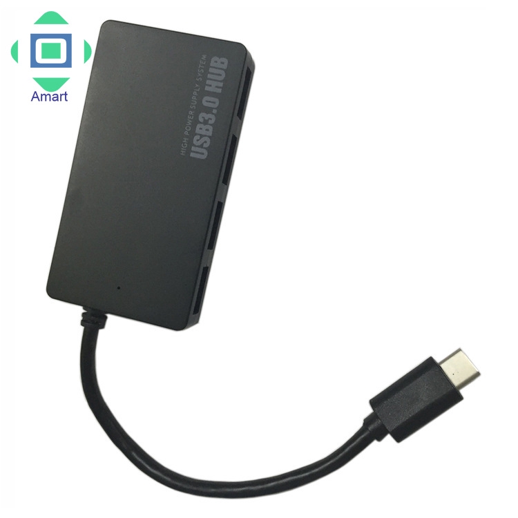 (Shop Amart) Thiết bị HUB kết nối sạc từ cổng type C sang 4 cổng USB 3.1