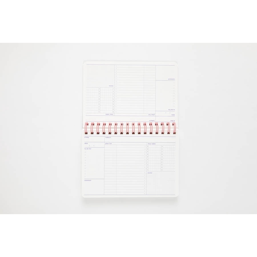Sổ Kế Hoạch Học Tập Study Planner ARTBOX Hàn Quốc Màu Tím Pastel