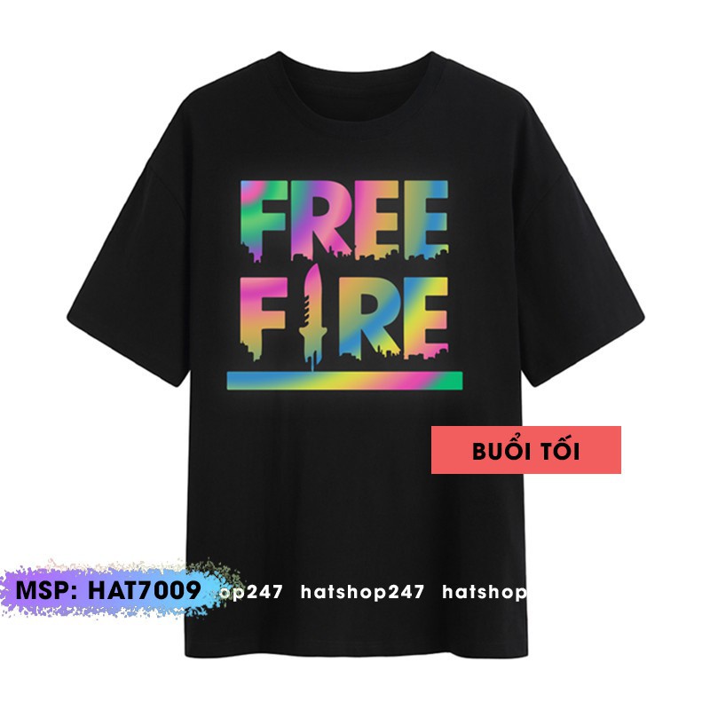 Áo Phông Free Fire ❤ FREESHIP ❤ Áo Game Free Fire Full Size - in theo yêu cầu