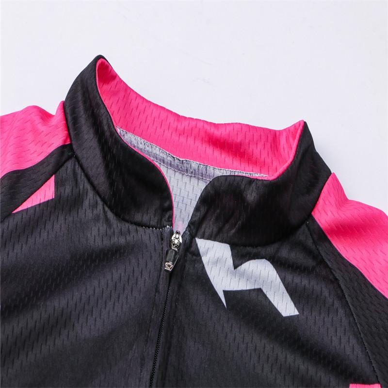 Áo Đua Xe Đạp Màu Hồng Đen Thời Trang Mùa Hè 2022 Dành Cho Nữ