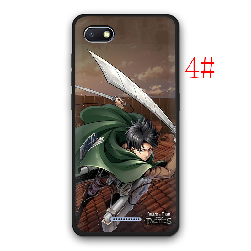 Ốp Lưng Silicone Mềm In Hình Attack On Titan Cho Xiaomi Mi A1 A2 A3 Lite 5x 6x F1 Poco X3 Nfc F2 Pro M3