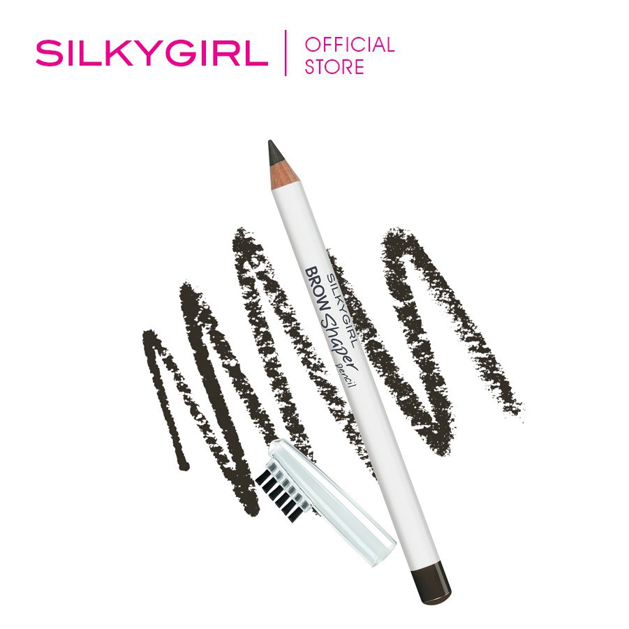 Chì Kẻ Chân Mày Kèm Chổi Silky Girl Brow Shaper Pencil 1.14g