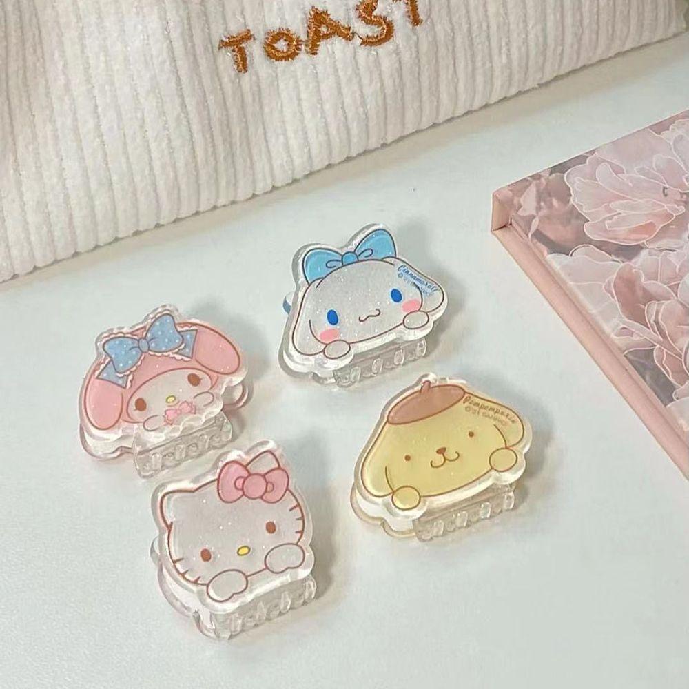 LILYES Kẹp Tóc Móng Vuốt Mèo / Thỏ / Cinnamoroll Bằng Acrylic Hợp Thời Trang Cho Nữ Giá