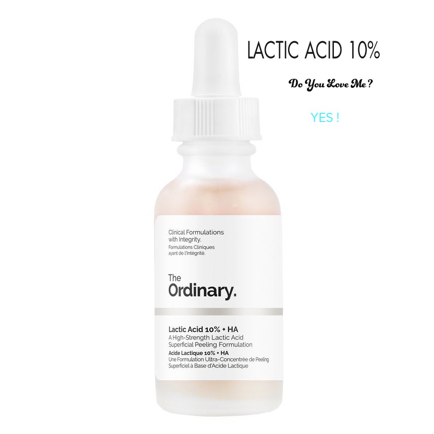 [HÀNG MỚI VỀ] Tẩy da chết hóa học Lactic Acid + HA - The Ordinary