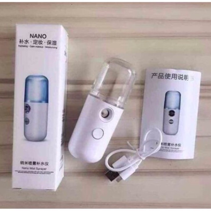 Máy phun Sương Nano Xông Mặt Mini Dưỡng DA, Tạo độ Ẩm cho da