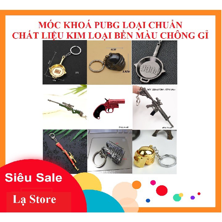 [12cm] MÓC KHÓA PUBG HÀNG CHUẨN SIÊU RẺ SIÊU ĐẸP SIÊU BỀN