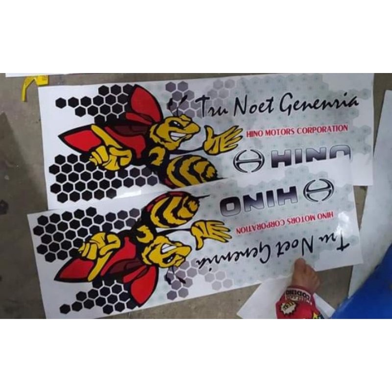 TEM HINO DÁN TRANG TRÍ XE TẢI, TEM XE HINO, TEM XE TẢI