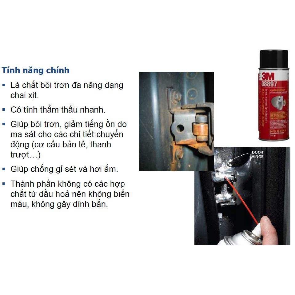 Dung dịch bôi trơn và phục hồi cao su 3M - 3M Silicone Lubricant