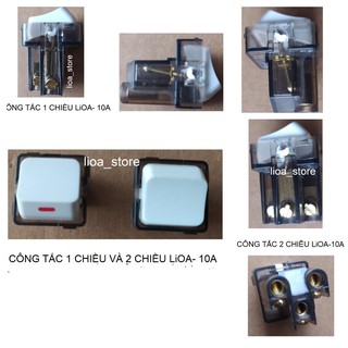 HẠT CÔNG TẮC VUÔNG 1 CHIỀU VÀ 2 CHIỀU  LiOA